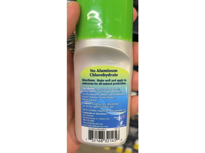 Naturally Fresh Roll - On Crystal Deodorant, 3 fl oz/90 mL