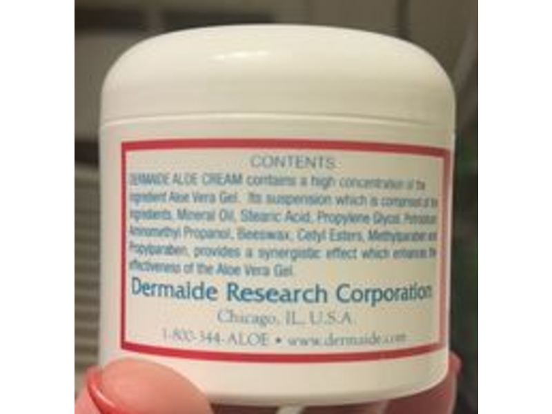 Dermaide Cream, Aloe, 4 oz