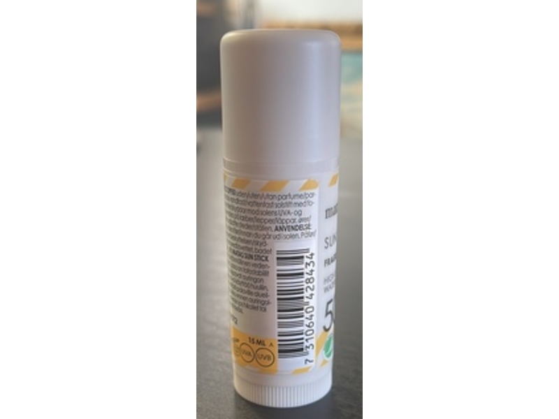 Matas Striber Sun Stick, Fragrance Free, SPF 50, 15 mL