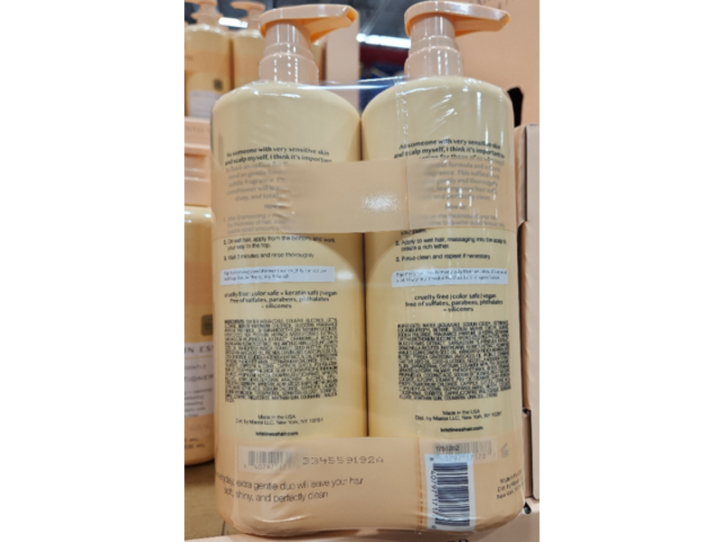 Kristin Ess Extra Gentle Hair Shampoo & Conditioner, 28 fl oz/828 mL