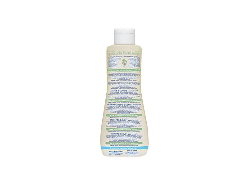 Mustela Baby Gentle Shampoo with Natural Avocado - Hair Care for Kids of all Ages & Hair Types - Tear-Free & Biodegradable Formula - 16.9 fl. oz.