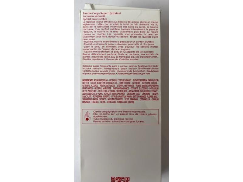 Clarins Moisture-Rich Body Lotion, 6.5 oz/200 mL