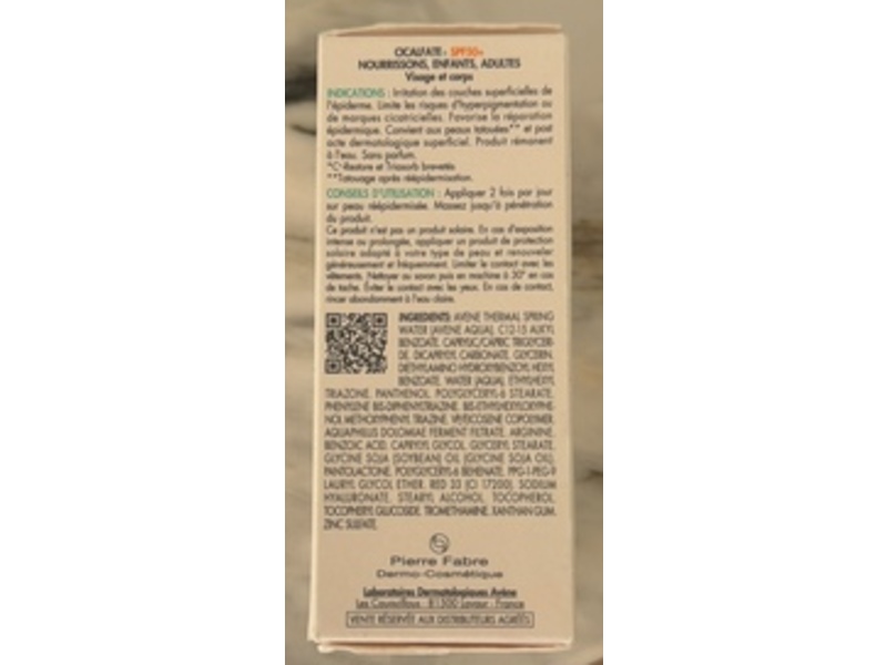 Eau Thermale Avene Cicalfate Multi-Protective Skin Repair Cream, SPF 50+, 30 mL
