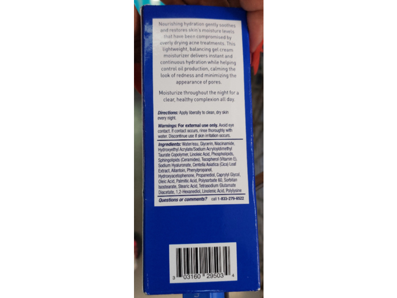 PanOxyl PM Balancing Repair Moisturizer, 3 oz/85 g