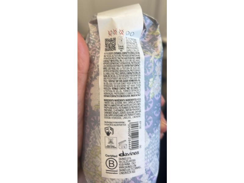 Davines This is a Curl Gel Oil, 8.45 fl oz/250 mL