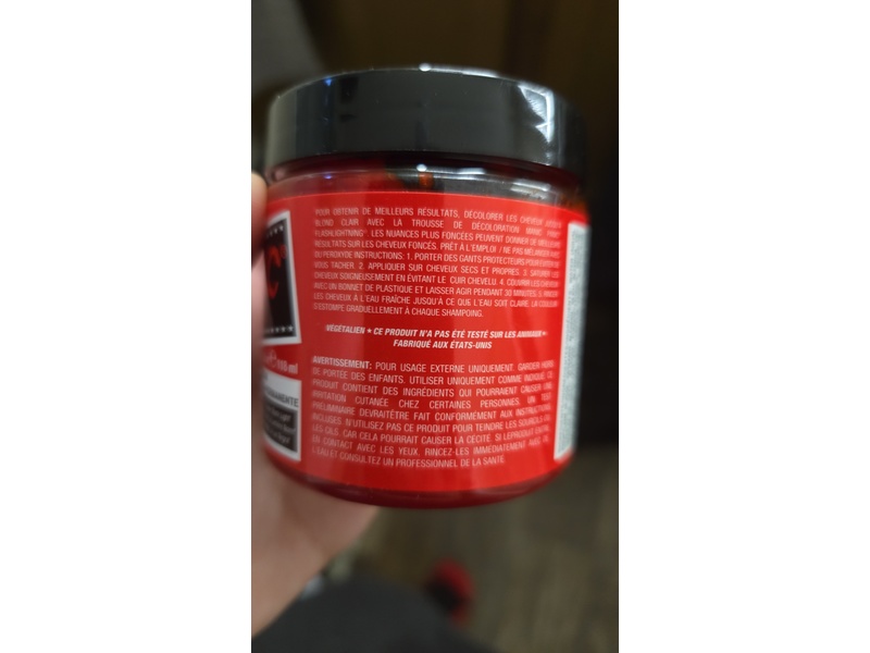 Manic Panic Semi-Permanent Hair Color Cream, Wildfire, 4 fl oz/118 mL