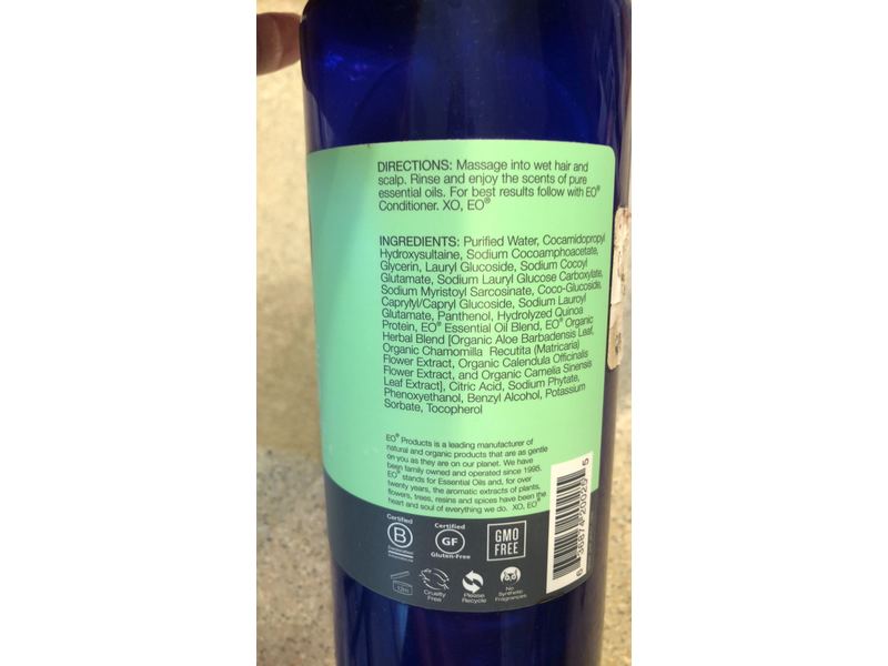 Eo Essentials Sulfate Free Shampoo, Mint + Citrus, 32 fl oz