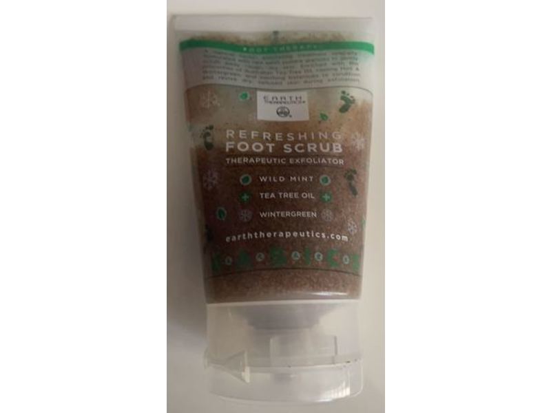 Earth Therapeutics Refreshing Foot Scrub, 4 fl oz/118 mL