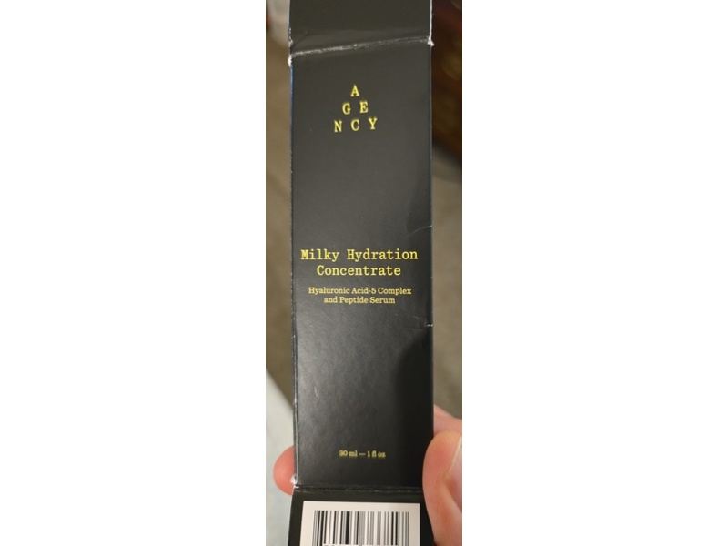 Agency Milky Hydration Concentrate Anti-Aging Hydrating Face Serum, 1 fl oz/30 mL