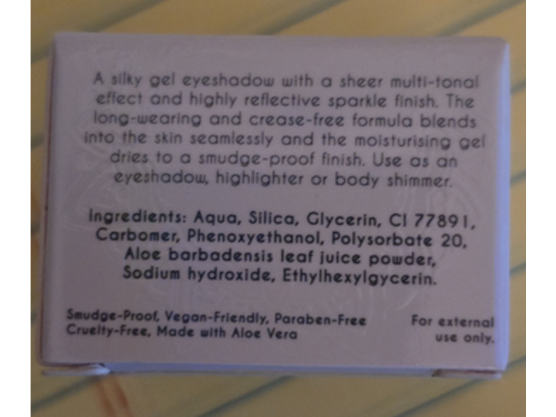 Karla Cosmetics Opal Shadow Potion Silky Gel Eyeshadow, Rockabye Baby, 0.14 fl oz/4 mL