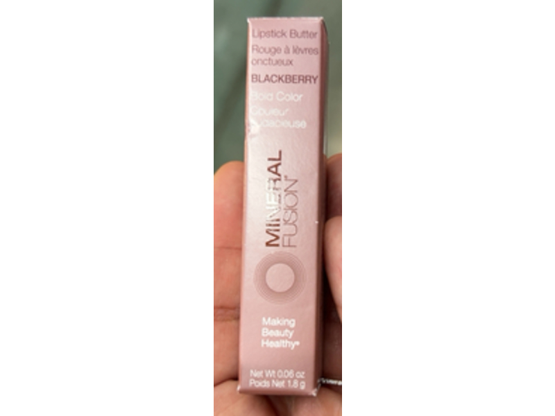 Mineral Fusion Lipstick Butter, Blackberry, 0.06 oz/1.8 g