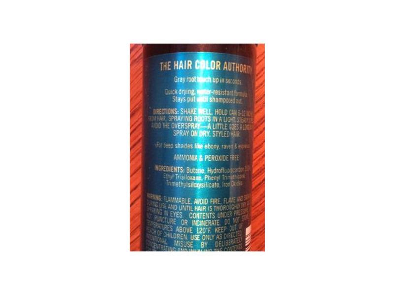 Rita Hazan Root Concealer Touch-Up Spray, Dark Brown/Black, 2 oz/57 g