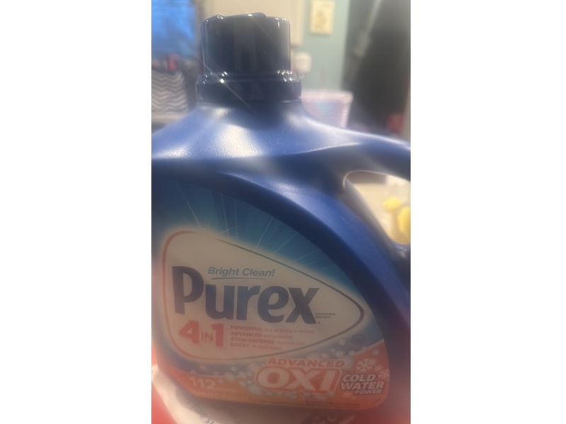 Purex Advanced Oxi Liquid Laundry Detergent, Cold Water Powder, 112 Loads, 169 fl oz/5 L