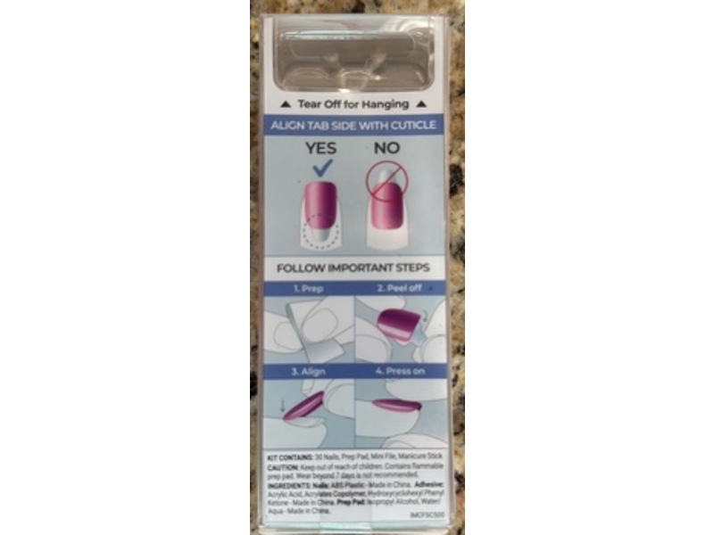 imPRESS Press On Nails, The No Glue Mani, 30 Count