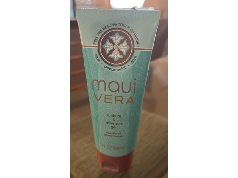 Maui Vera Sunburn & After Sun Gel, 3 fl oz/89 mL