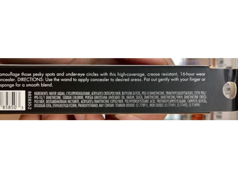 e.l.f. 16Hr Camo Concealer, Tan Sand, 0.2 fl oz/6 ml