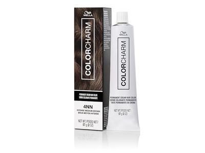 COLORCHARM Permanent Cream Hair Color, 4NN Intense Medium Brown, 2 fl oz/57 g