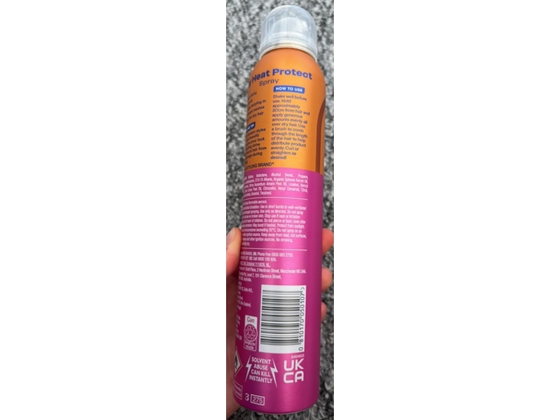 Vo5 Dry Heat Protect Spray, 200 mL