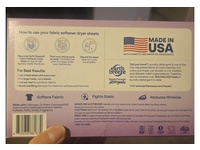 Earth Breeze Fabric Softener Dryer Sheets, Lavender, 120 Counts, Pack Of 2 - thumbnail 3