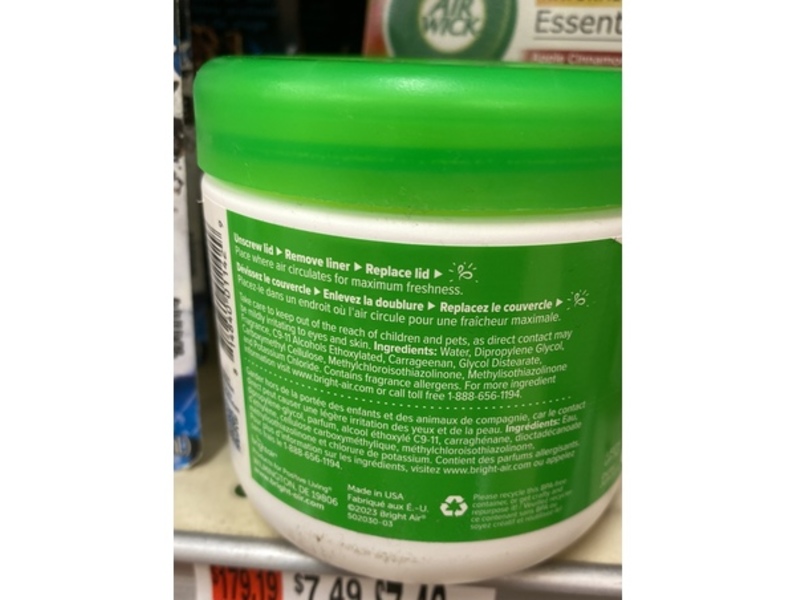 Bright Air Pet Super Odor Elminator, Cool Citrus, 14 oz, 6 Count