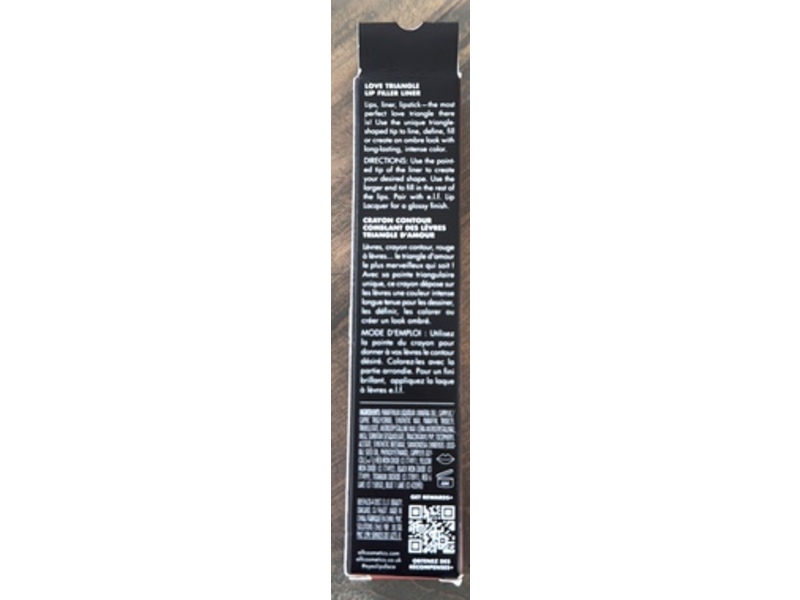 e.l.f. Cosmetics Love Triangle Lip Filler Liner, Mauve, 0.0007 oz/0.2 g