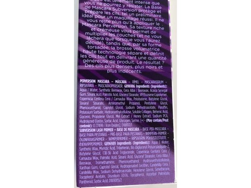 Urban Decay Subversion Lash Primer & Perversion Mascara Duo, 0.28 fl oz/8.5 mL