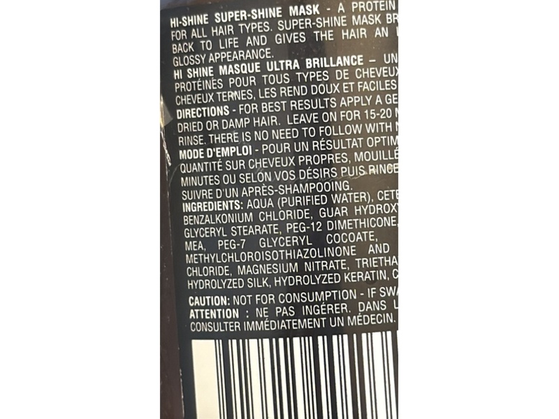 The Natural Source Micro-Brewed Naturopathic Hi-Shine Super Shine Mask, 5.2 oz/150 g