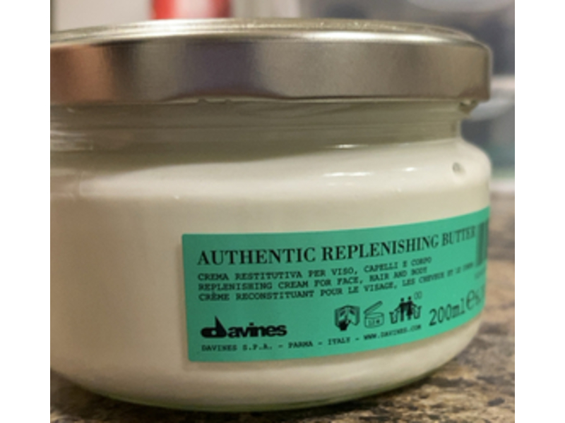 Davines Authentic Replenishing Butter Delicate & Deep Nourishing Hair, 6.76 fl oz/200 mL