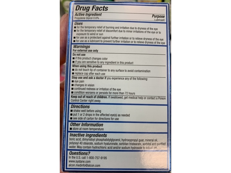 Systane PRO PF Triple Action Dry Eye Relief Lubricant Eye Drops, 0.34 fl oz/10 mL, Pack Of 2