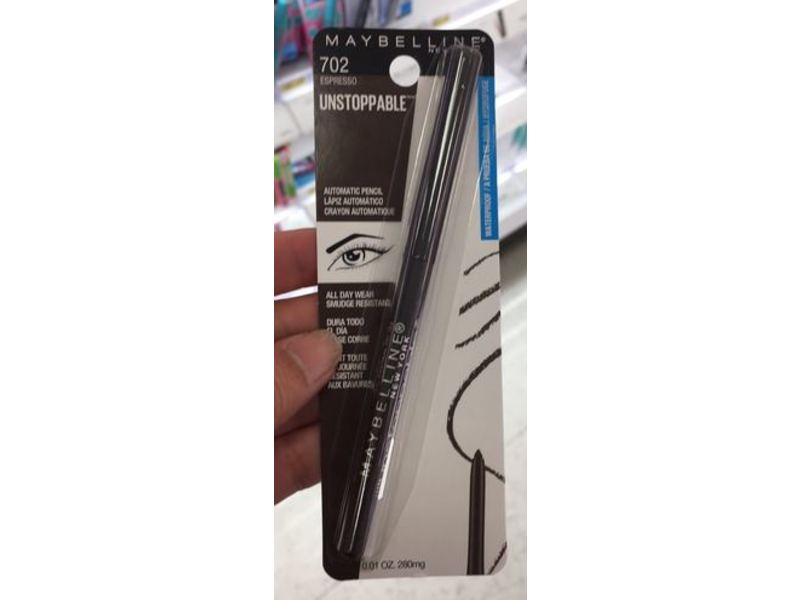 Maybelline Unstoppable Automatic Pencil Eyeliner, 702 Espresso, 0.01 oz/280 mg