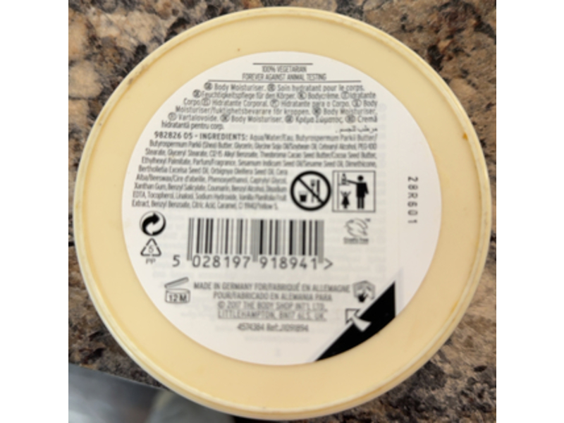 The Body Shop Vanilla Marshmallow Body Butter, 6.8 oz/200 mL