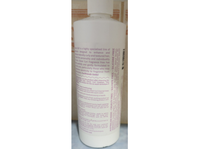 Clever Curl Rich Condiotioner, Fragrance Free, 15.2 fl oz/450 mL