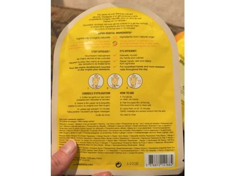 Sephora Hand Masks, Mango