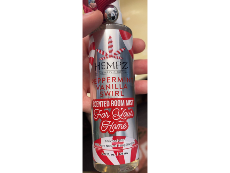 Peppermint Vanilla Swirl Herbal Room Mist, 4.22 fl oz/125 mL
