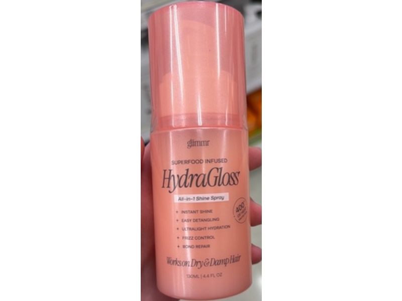 Glimmr Superfood Hydragloss All In 1 Shine Spray, 4.4 fl oz/130 mL