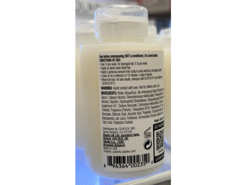 Olaplex No. 3 The Original Hair Perfector, 3.3 fl oz/100 mL