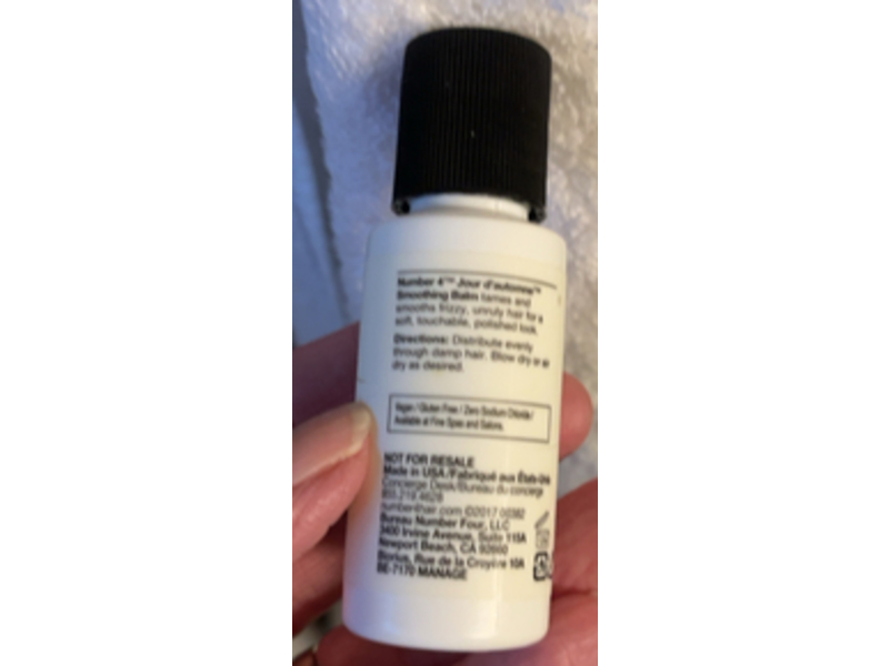 Number 4 High Performance Hair Care Smoothing Balm, 1 fl oz/30 mL