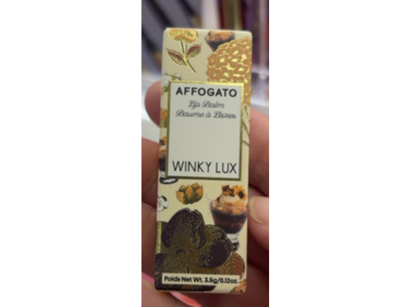 Winky Lux Lip Balm, Affogato, 0.12 oz/3.5 g
