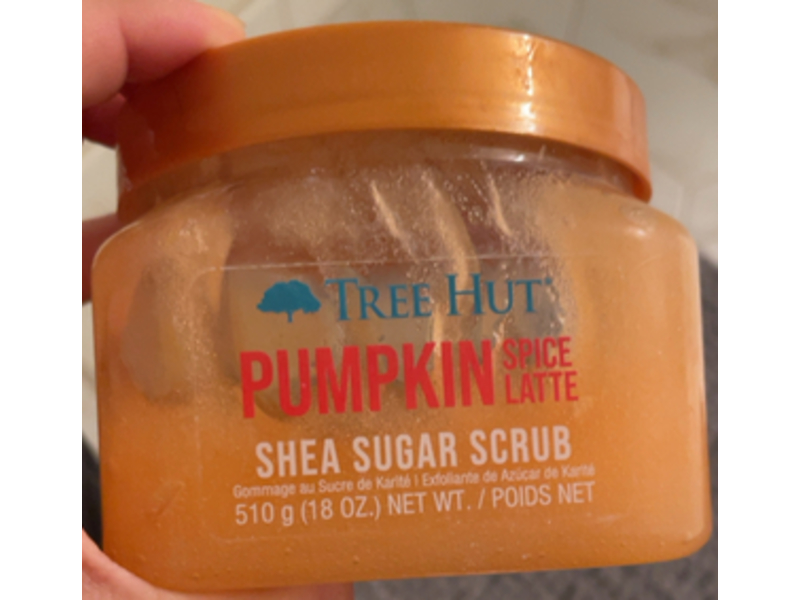 Tree Hut Shea Sugar Scrub, Pumpkin Spice Latte, 18 oz/510g