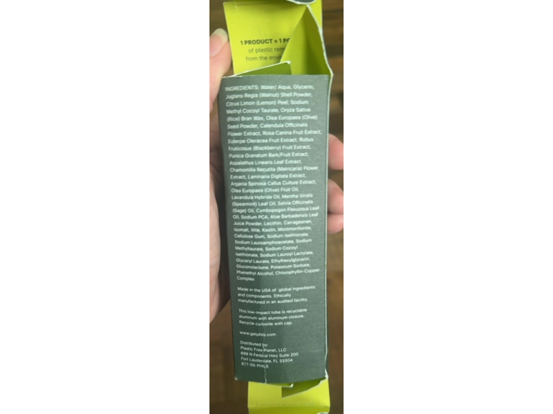 Phils Exfoilating Facial Cleanser, 3.4 fl oz/100 mL