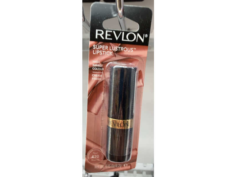 Revlon Super Lustrous Lipstick, 420 Blushed, 0.15 oz/4.2 g