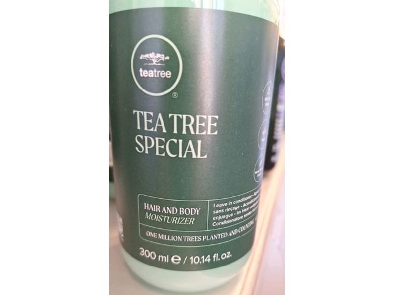 Tea Tree Hair & Body Moisturizer Leave-In Conditioner, 10.14 fl oz/300 mL