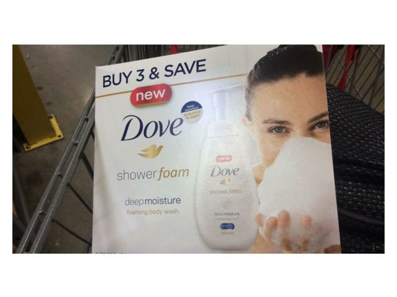 Dove Shower Foam Deep Moisture, 13.5 fl oz/400 mL, 2 Count