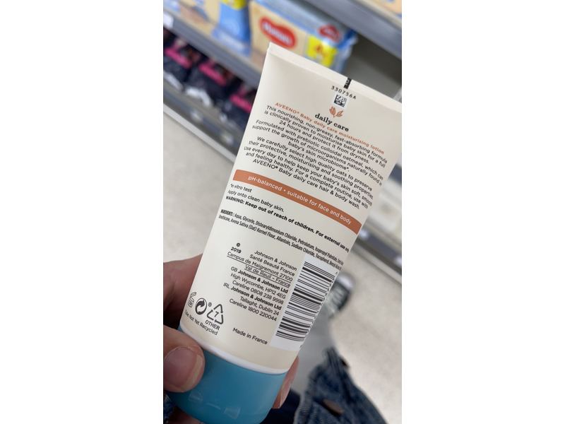 Aveeno Baby Daily Care Moisturising Lotion, Sensitive Skin, 150 mL