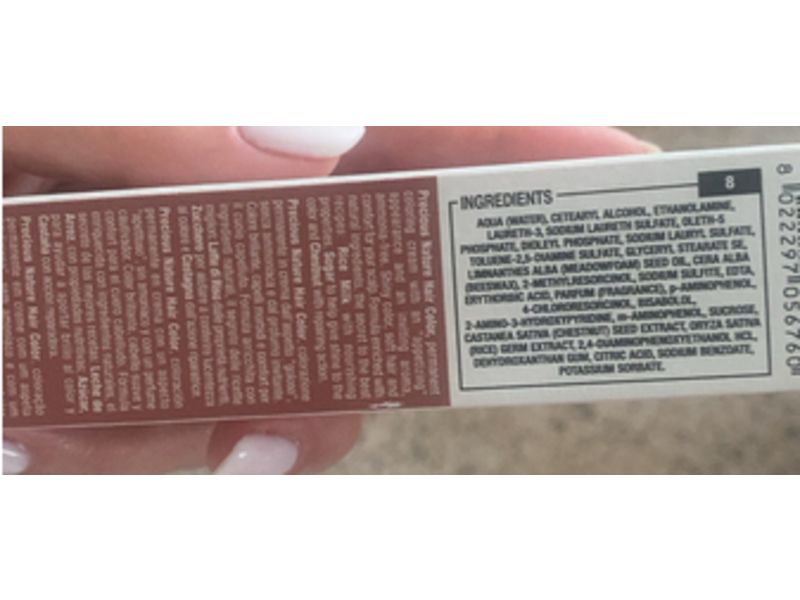 Alfaparf Milano Precious Nature Permanent Hair Color, Light Blonde, 2.05 oz/60 mL