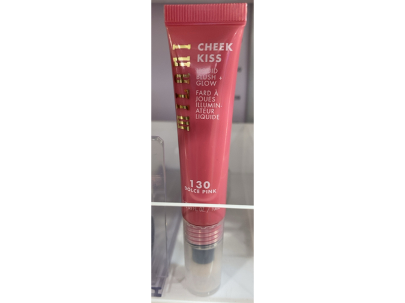 Milani Cheek Kiss Liquid Blush + Glow, 130 Dolce Pink, 0.33 fl oz/10 mL