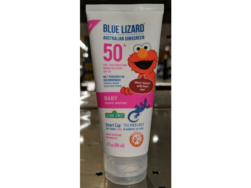 Blue Lizard Baby Mineral Sunscreen, SPF 50+, 3 fl oz/89 ml