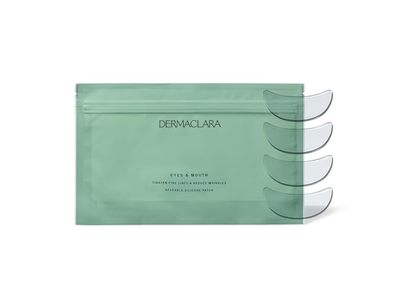 Dermaclara Siliconefusion Anti-Wrinkle Eye & Mouth Patches, 4 Count