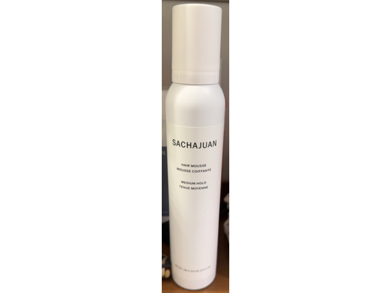 SachaJuan Hair Mousse, Medium Hold, 6.8 fl oz/200 mL