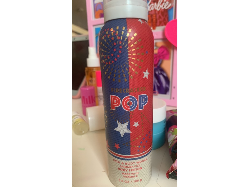 Bath & Body Works Fire Cracker Body Lotion, Pop, 3.5 oz/100 g